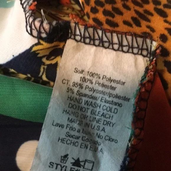 Cefian Multicolored bodysuit Medium - Picture 9 of 10